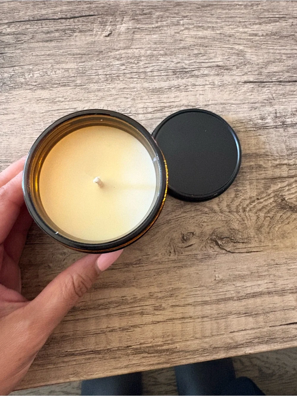 Market Street Candle Co. Orange Clove 8oz Soy Candle - Amber Glass Jar